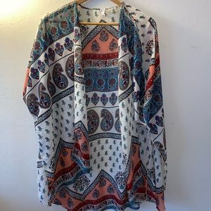 Colorful summer cardigan 💗💜